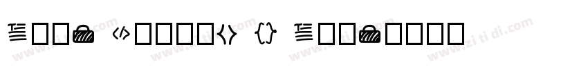 Core Gothic D Core字体转换